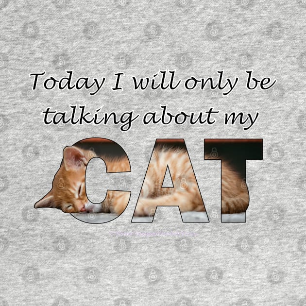 Today I will only be talking about my cat - ginger cat oil painting word art by DawnDesignsWordArt